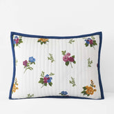 Alden Floral Reversible Quilted Sham - Ivory, King