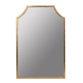 Gilded Arched Frame Wall Mirror - Gold
