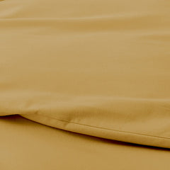 Classic Ultra-Cozy Cotton Velvet Flannel Fitted Bed Sheet - Amber, Queen