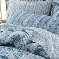 Aswi Decorative Lumbar Pillow Cover - Blue Multi