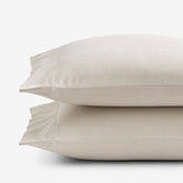 Classic Ultra-Cozy Cotton Velvet Flannel Pillowcase Set - Oatmeal, King