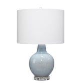 Blue Glaze Ceramic Table Lamp - OS