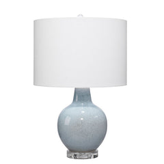 Blue Glaze Ceramic Table Lamp - OS