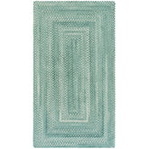 Bambini Braided Chenille Rug - Aqua, 4' x 6'