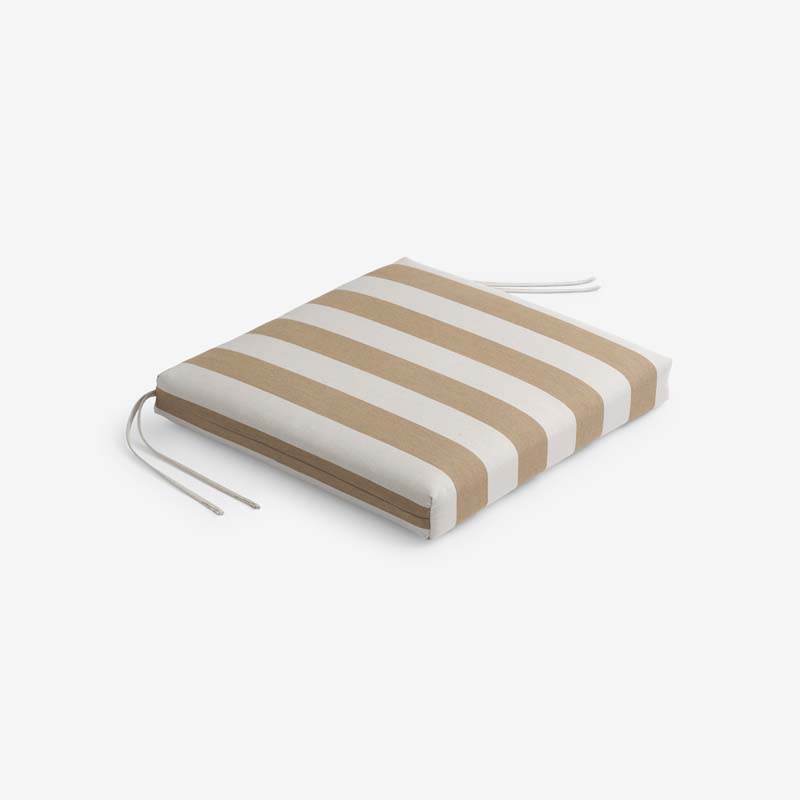 Replacement Knife Edge Chair Cushion - Maxim Heatherbeige, 18 in. x 18 in.