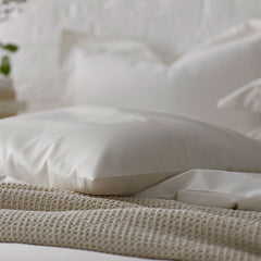 Classic Smooth Wrinkle-Free Sateen Bed Duvet Cover - Blue Shale, Full
