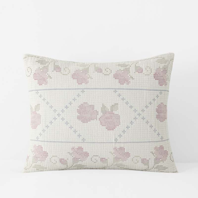 Fleur Sham - Cream, Standard