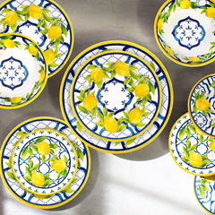 Palermo Melamine Appetizer Plates, Set of 4