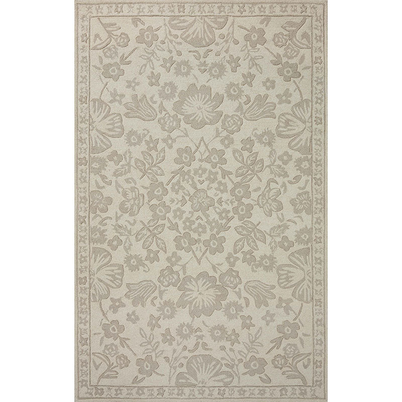 Arboretum Wool Rug - Rose Garden Ivory, 2' 6" x 7' 6" Runner