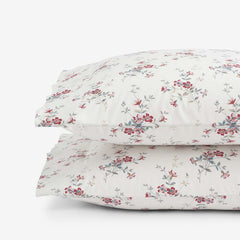 Rupa Premium Smooth Sateen Pillowcase Set - Cream Multi, King
