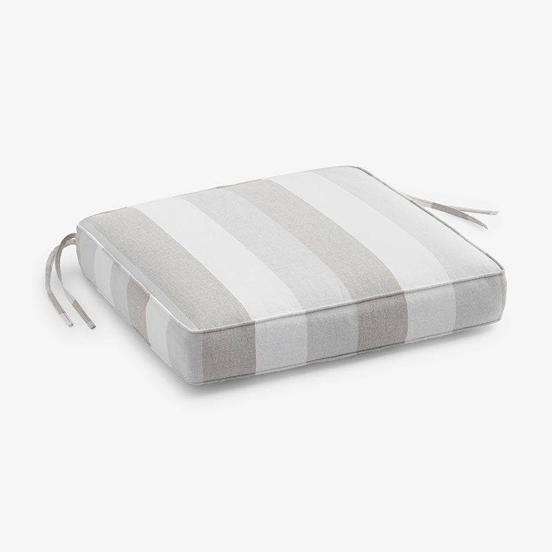 Replacement Boxed Edge Chair Cushion - Direction Linen, 18 in. x 18 in.