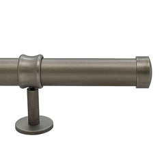 Endcap Finial and 1.5" diameter Rod Set - Pewter, 120"