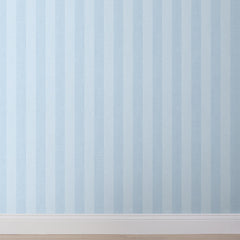 Ava Removable Wallpaper - Stripe Blue, Roll