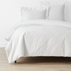 Brushed Cotton Duvet Cover - White, King/Cal King