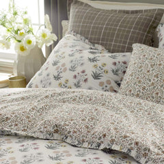 Garden Patch Reversible Garment Washed Cotton Percale Comforter Set - Multi, King/Cal. King