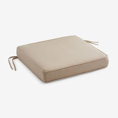 Replacement Boxed Edge Chair Cushion - Antique Beige, 18 in. x 18 in.