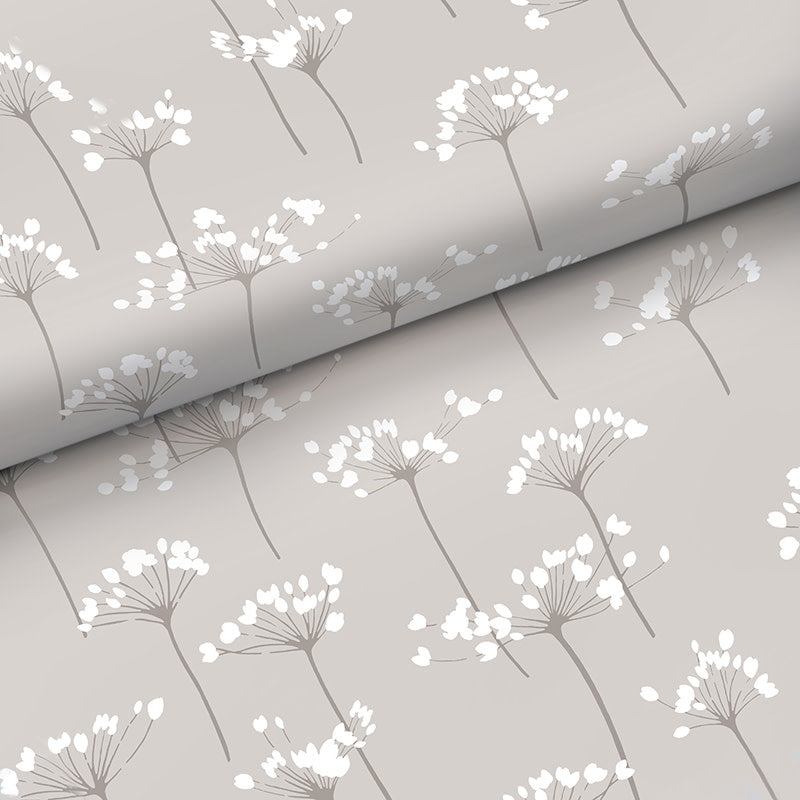 Dandelion Traditional Wallpaper - Linen, Roll