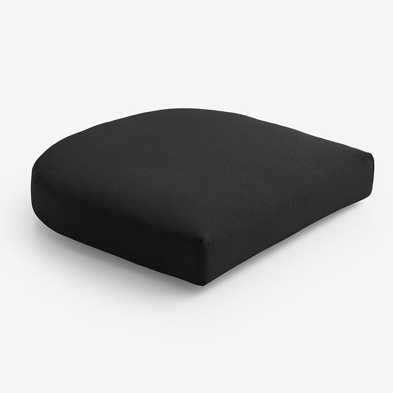 Contour Chair Cushion - Black, 20 in. x 20 in.