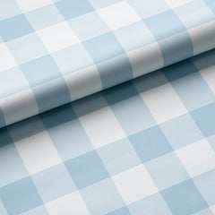 Ditsy Gingham Removable Wallpaper - Blue, Roll