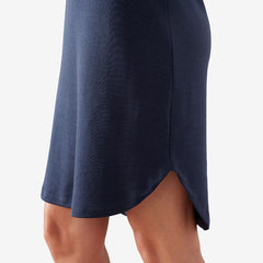 Pima Cotton Nightgown - Navy, XS