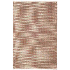 Herringbone Handwoven Cotton Rug - Stone, 2' 6" x 8' Runner