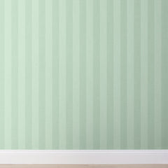 Ava Removable Wallpaper - Stripe Willow Green, Swatch