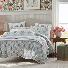 Estee Garden Decorative Square Pillow Cover - Green Multi