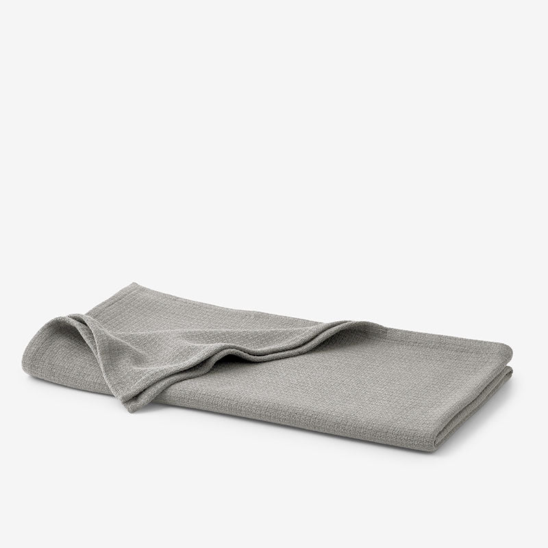 Cotton Weave Throw - Mineral Gray