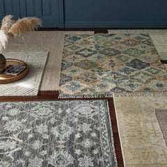 Pali Handwoven Jute Rug - Blue, 2' 6" x 8' Runner