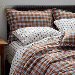 Classic Plaids Yarn-Dyed Cotton Duvet Cover - Harbor Plaid, Full/Queen