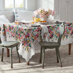 Garden Party Tablecloth - Pink, 70 in. x 120 in.