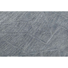 Relief Hand Tufted Wool Rug -  Blue, 3' x 5'