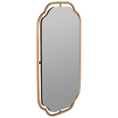 Gilded Floating Frame Wall Mirror - Gold, OS