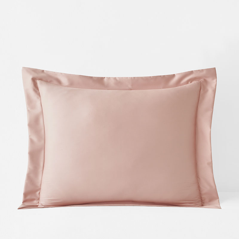 Premium Smooth Supima® Cotton Wrinkle-Free Sateen Sham - Rose, Standard