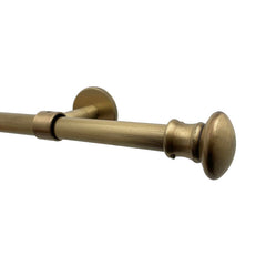 Scepter Finial and .75" diameter Rod Set - Antique Gold, 108"