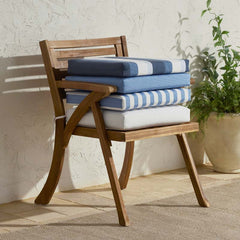 Replacement Knife Edge Chair Cushion - Air Blue, 18 in. x 18 in.