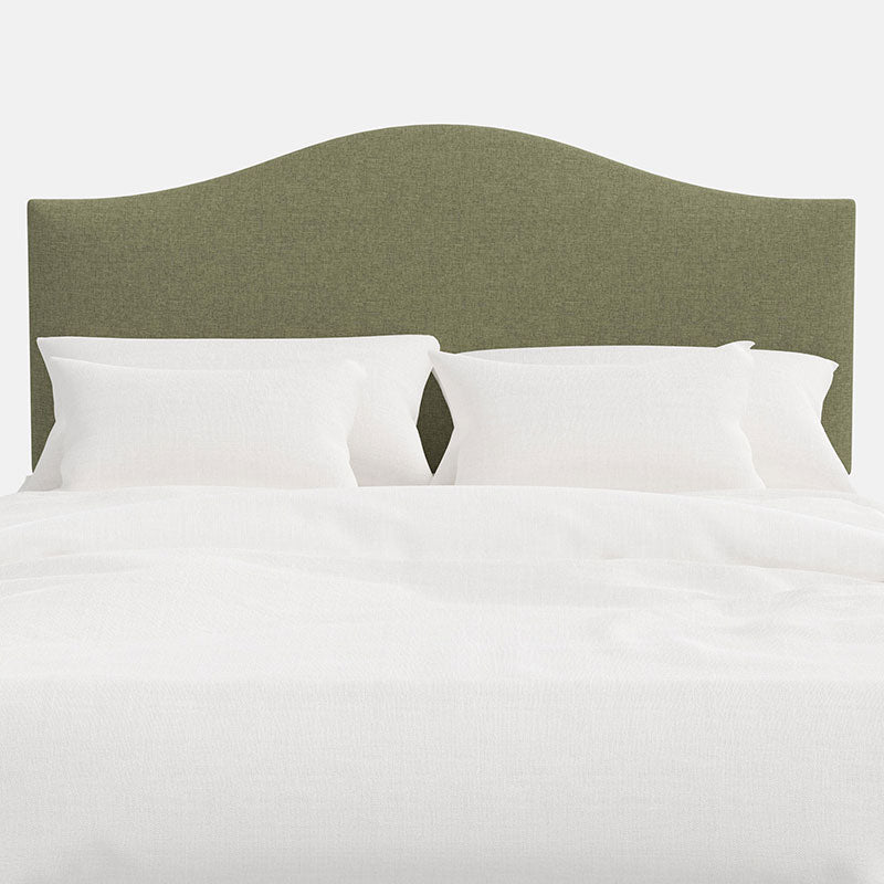 Saddle Textured Linen Headboard - Laurel, Full