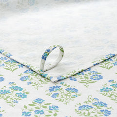 Mix & Match Printed Cotton Tea Towels, Set of 2 - Blue Green