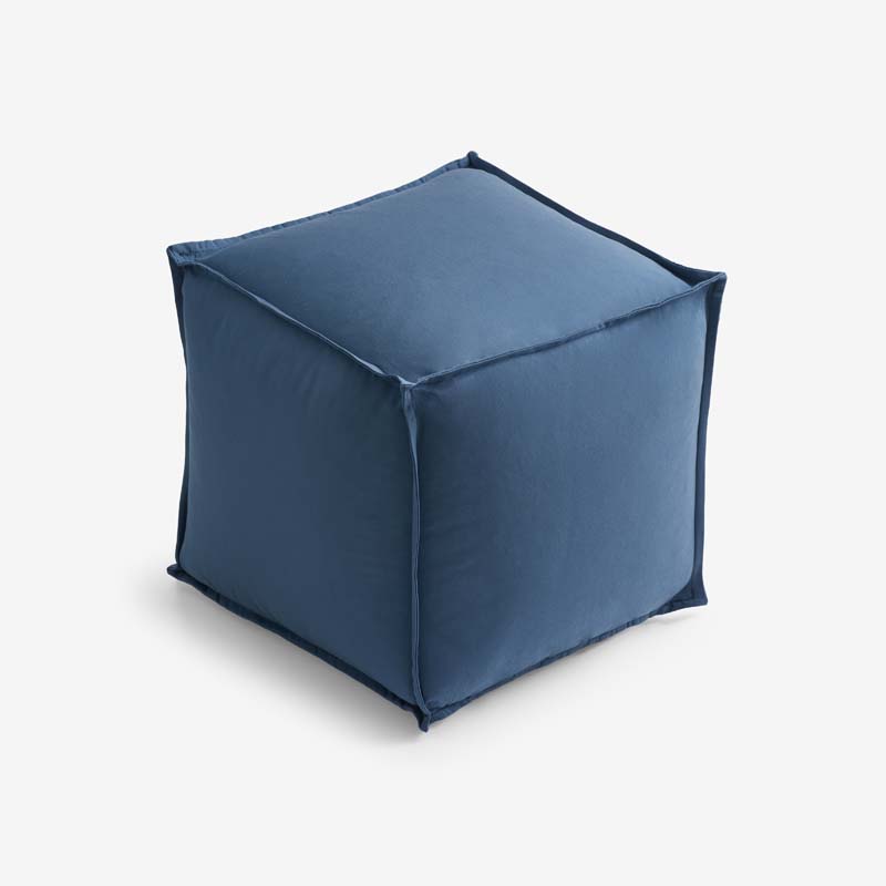 Indoor/Outdoor Pouf - Sapphire, Small