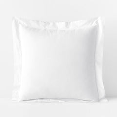 Premium Cool Supima® Cotton Percale Sham - White, Euro
