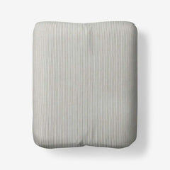 Classic Stripes and Plaids Cool Yarn-Dyed Cotton Percale Fitted Bed Sheet - Stripe Green, Queen