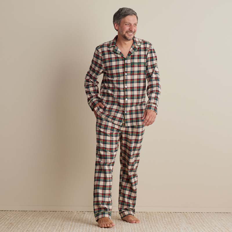 Family Flannel Men's Button-Down Pajama Set - Idyllwild, XXXL