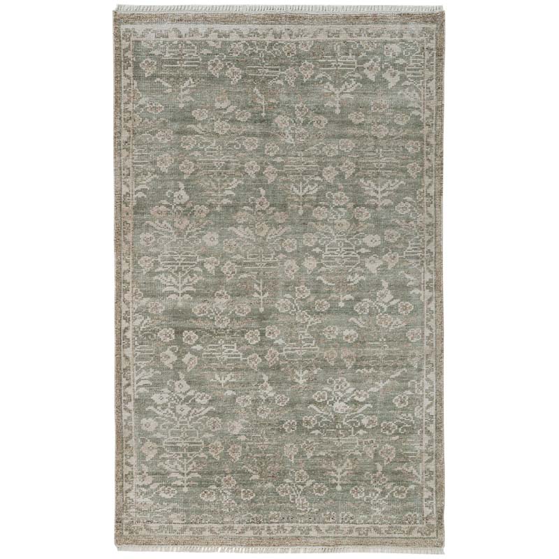 Hand Knotted Performance Rug - Olive, 2' 6" x 8' Runner