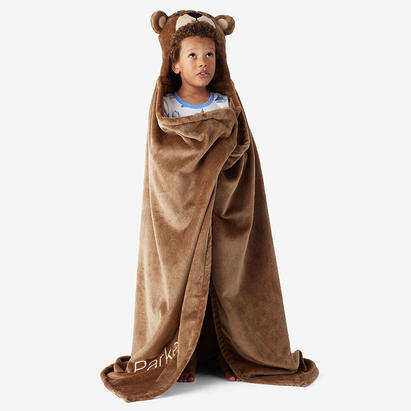 Plush Character Throw - Bear