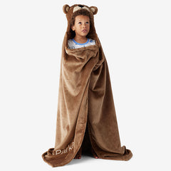 Plush Character Throw - Bear