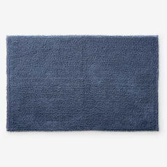 Plush Spa Solid Bath Rug - Indigo, 21 in. x 34 in.
