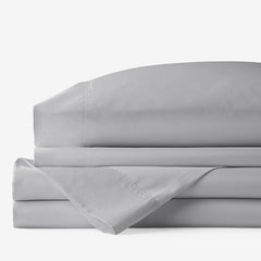 Classic Smooth Rayon Made From Bamboo Sateen Bed Sheet Set - Pebble Gray, Twin