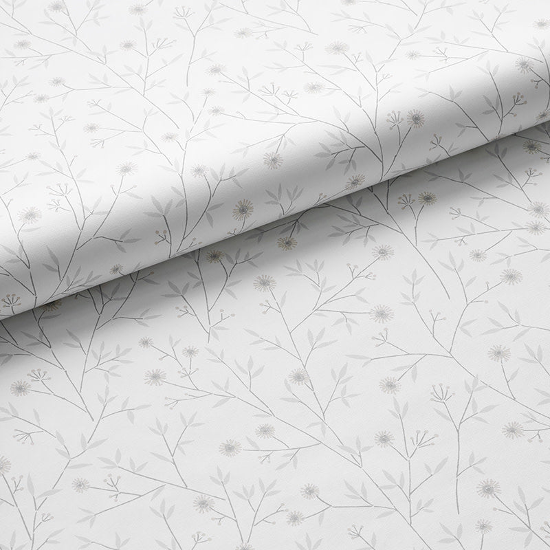 Ava Traditional Wallpaper - Ditsy Floral Natural, Swatch