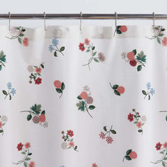 Ditsy Dahlia Classic Cool Cotton Percale Shower Curtain - Cream Multi