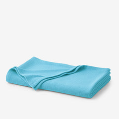 Cotton Weave Blanket - Turquoise, Full